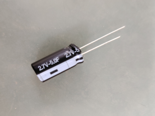 JGNE精工2.7V 5F圆柱超级电容器HESR2R7505Z-L型