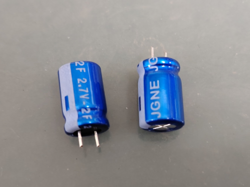 2.7V 2F圆柱超级法拉电容器HESR2R7205Q-L