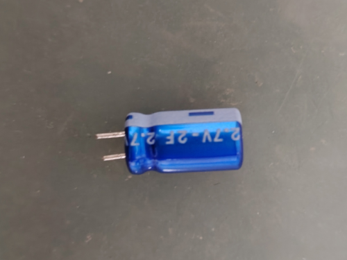 国产精工2.7V 2F圆柱超级法拉电容器HESR2R7205Q-L